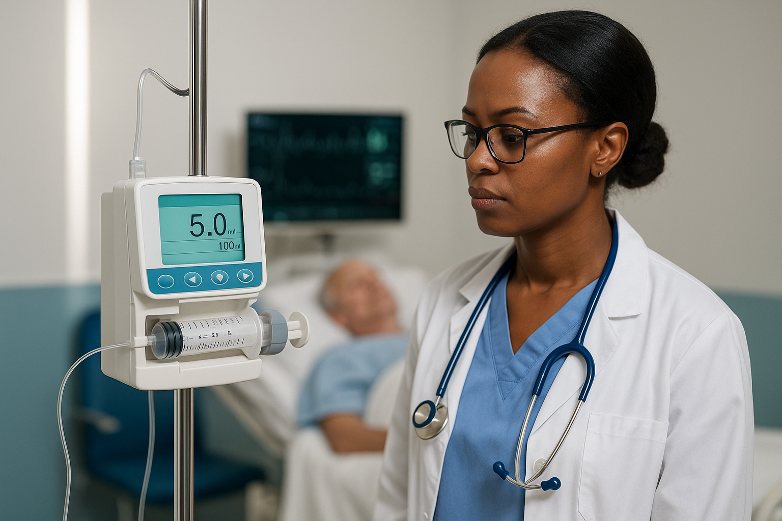 Bomba de infusión / jeringa