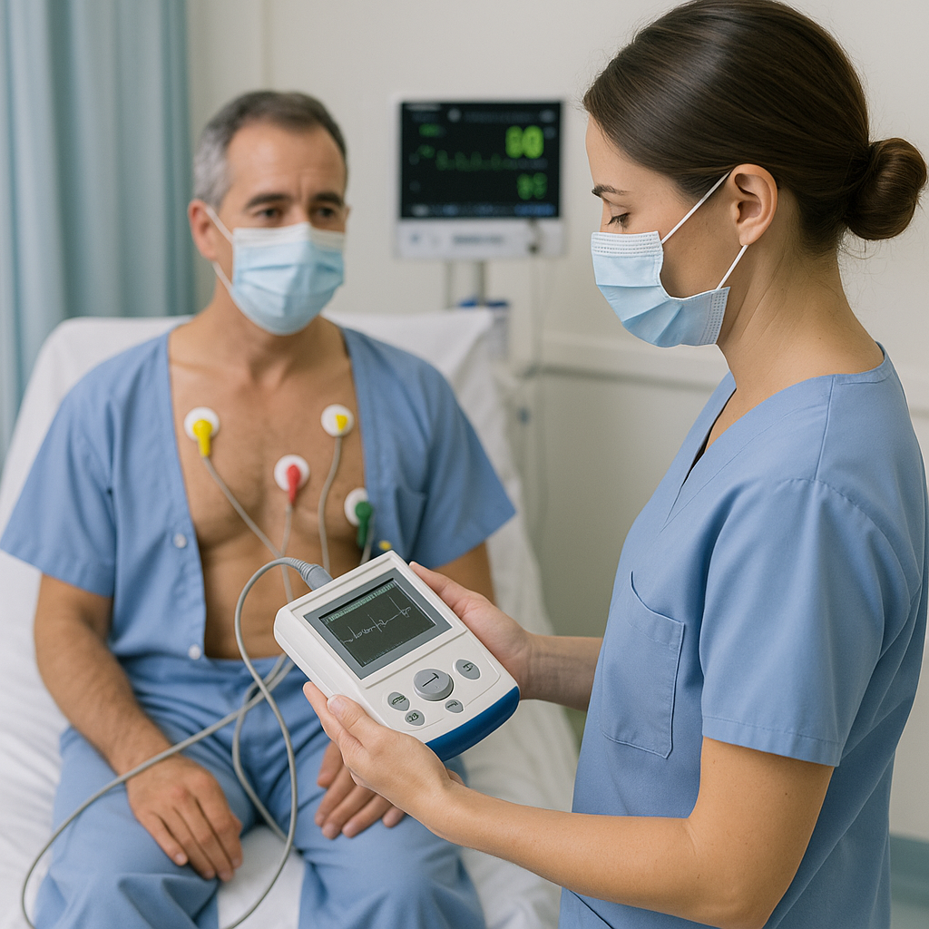 ECG portátil o tipo Holter